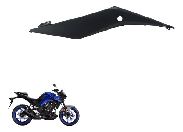 Carenagem Rabeta Esq C/detalhes Yamaha Mt 03 20-25 Original Preto