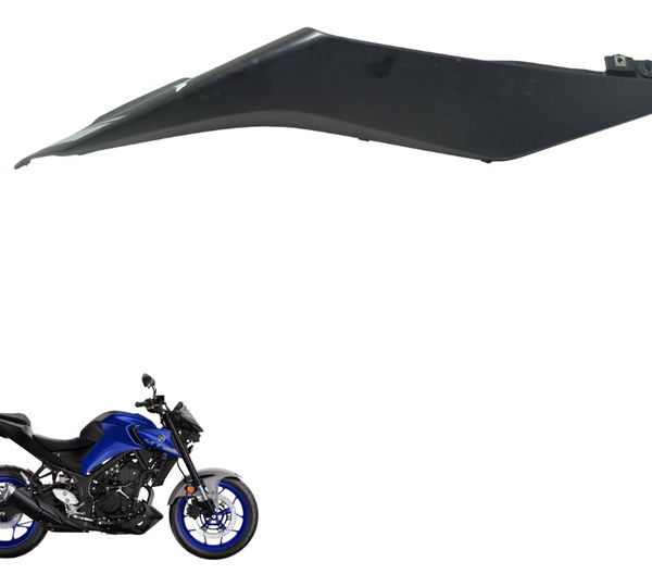 Carenagem Rabeta Dir C/avaria Yamaha Mt 03 20-25 Original Preto