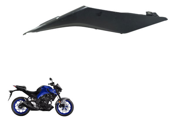 Carenagem Rabeta Dir C/avaria Yamaha Mt 03 20-25 Original Preto