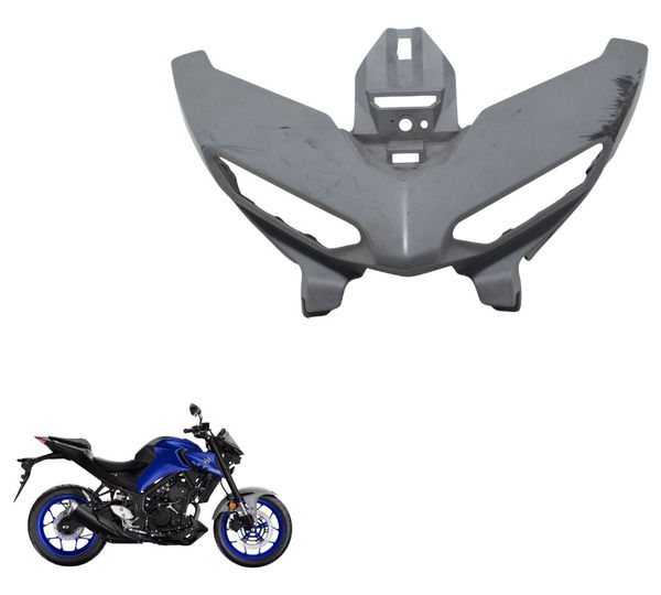 Carenagem Farol C/detalhes Yamaha Mt 03 20-25 Original Cinza