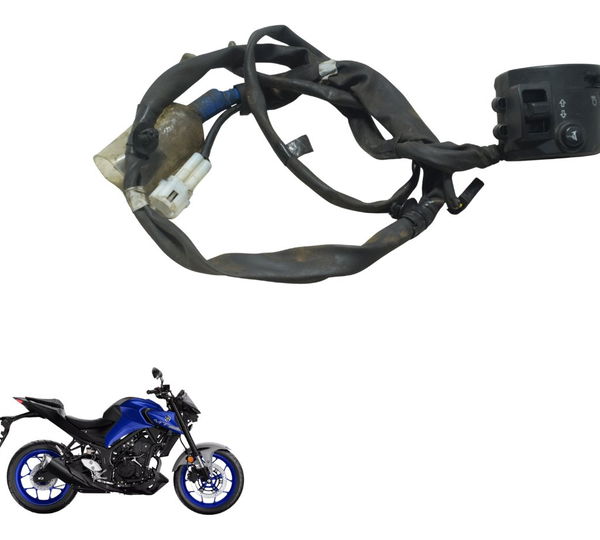 Chave Punho Luz C/detalhes Yamaha Mt 03 20-25 Original