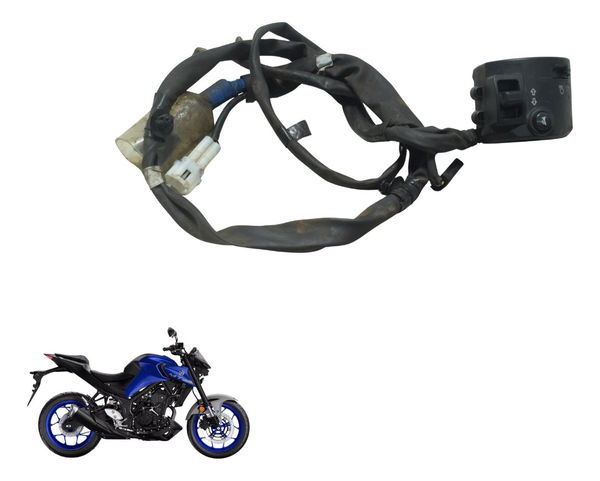 Chave Punho Luz C/detalhes Yamaha Mt 03 20-25 Original