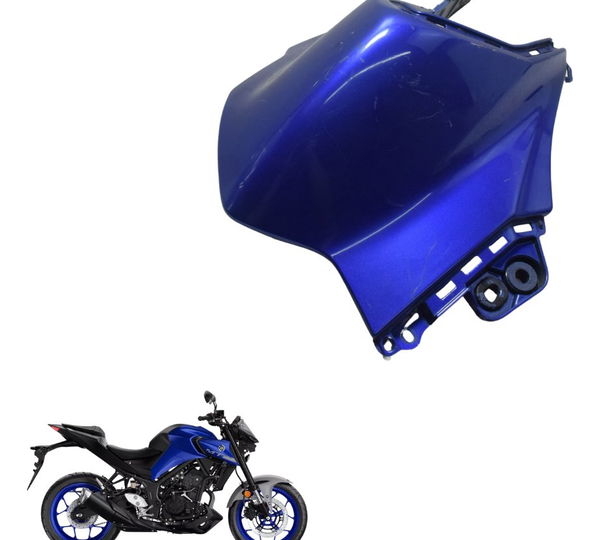 Carenagem Lateral Direita Yamaha Mt 03 20-25 Original Azul