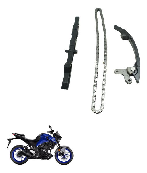 Kit Guia Tensor Corrente Comando Yamaha Mt 03 20-25 Original