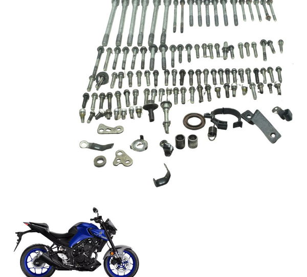 Kit Parafusos Motor Yamaha Mt 03 20-25 Original