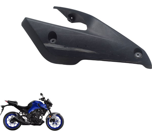 Protetor Escapamento C/detalhes Yamaha Mt 03 20-25 Original
