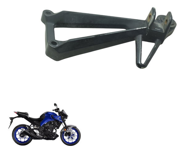 Suporte Pedaleira Tras Dir C/detal Yamaha Mt 03 20-25 Origin Preto