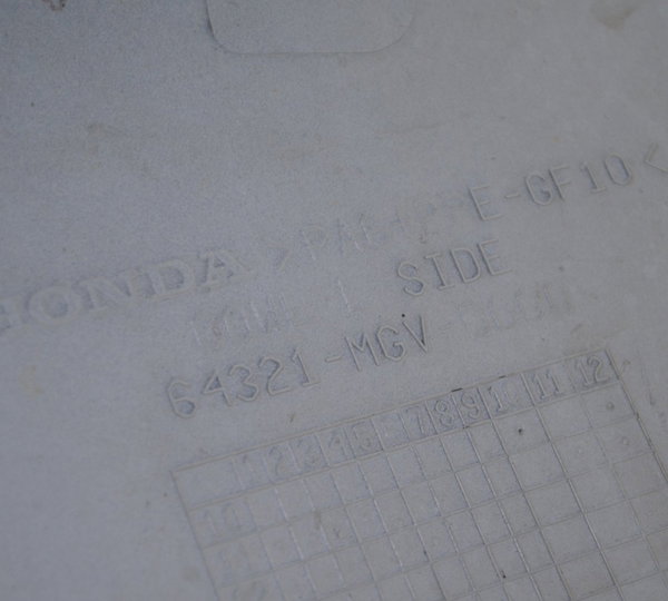 Carenagem Lateral Esq C/detalhe Honda Cbr 600f 12-14 Origina