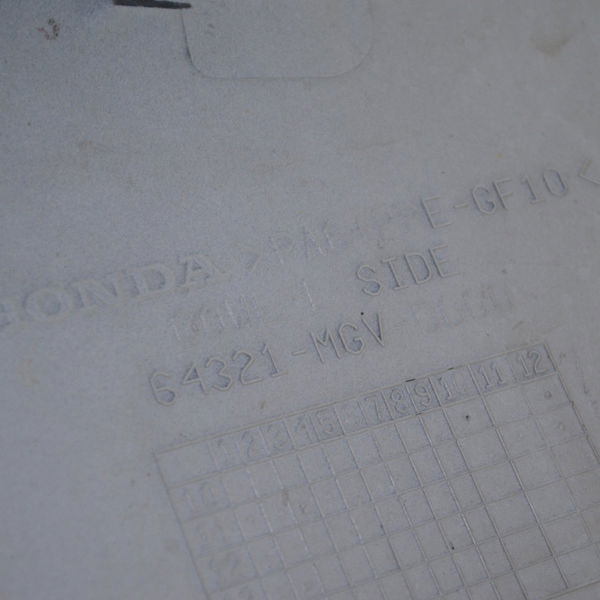 Carenagem Lateral Esq C/detalhe Honda Cbr 600f 12-14 Origina