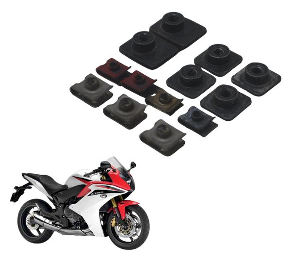 Kit Presilhas Carenagem Honda Cbr 600f 12-14 Original