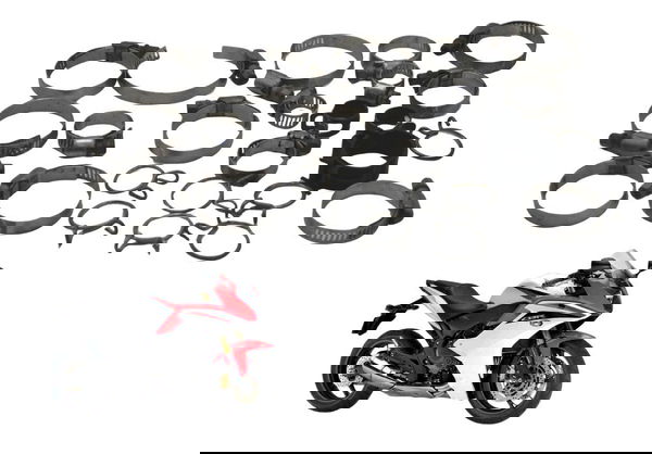 Kit Abraçadeiras Diversas Honda Cbr 600f 12-14 Original