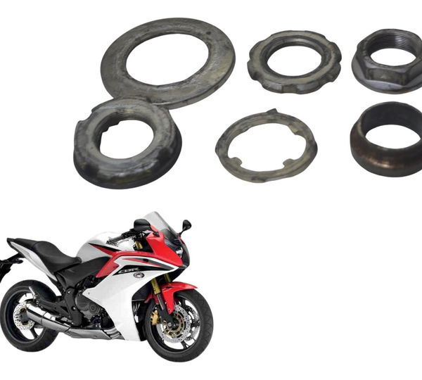 Kit Porca Mesa Inferior Honda Cbr 600f 12-14 Original