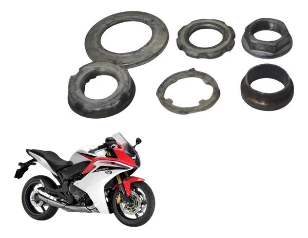Kit Porca Mesa Inferior Honda Cbr 600f 12-14 Original
