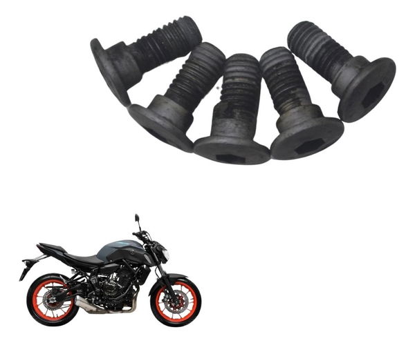 Jogo Parafuso Disco Freio Tras Yamaha Mt 07 19-24 Original