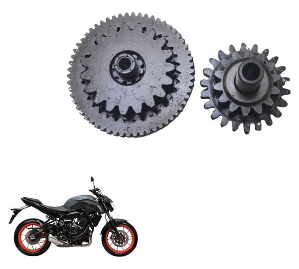 Engrenagem Redução Partida Yamaha Mt 07 19-24 Original