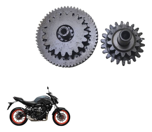 Engrenagem Redução Partida Yamaha Mt 07 19-24 Original