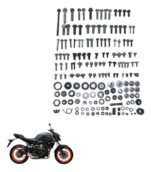 Kit Parafusos Diversos Yamaha Mt 07 19-24 Original