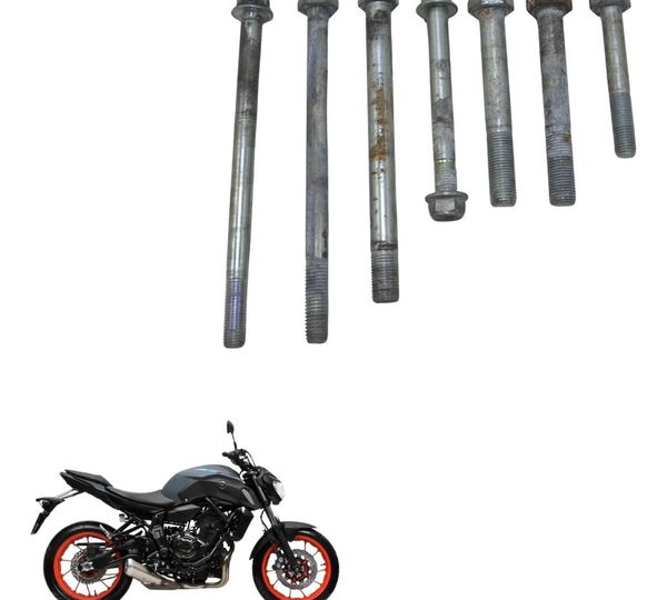 Kit Parafuso Fixação Motor Yamaha Mt 07 19-24 Original