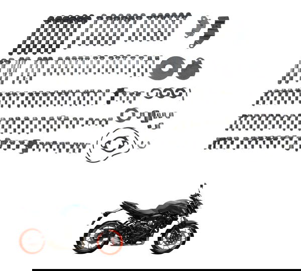 Kit Parafuso Motor Yamaha Mt 07 19-24 Original