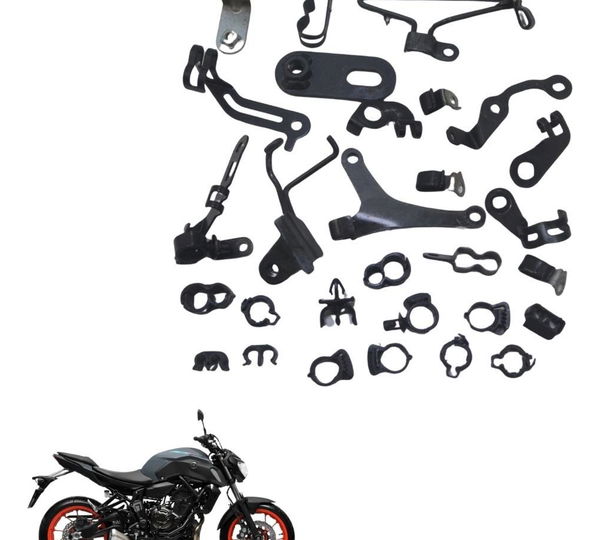 Kit Suporte Guia Cabos Yamaha Mt 07 19-24 Original