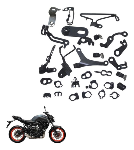 Kit Suporte Guia Cabos Yamaha Mt 07 19-24 Original