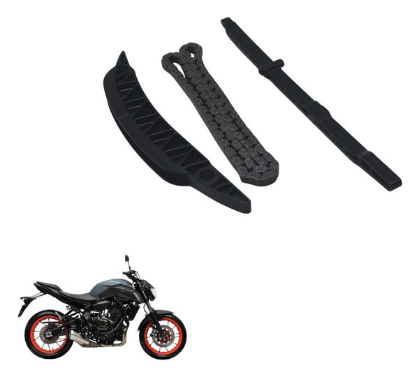 Kit Guia Tensor Corrente Comando Yamaha Mt 07 19-24 Original
