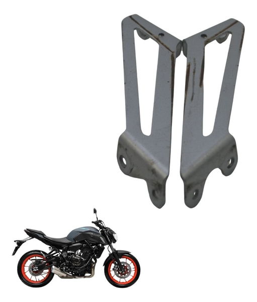 Par Suporte Placa Yamaha Mt 07 19-24 Original