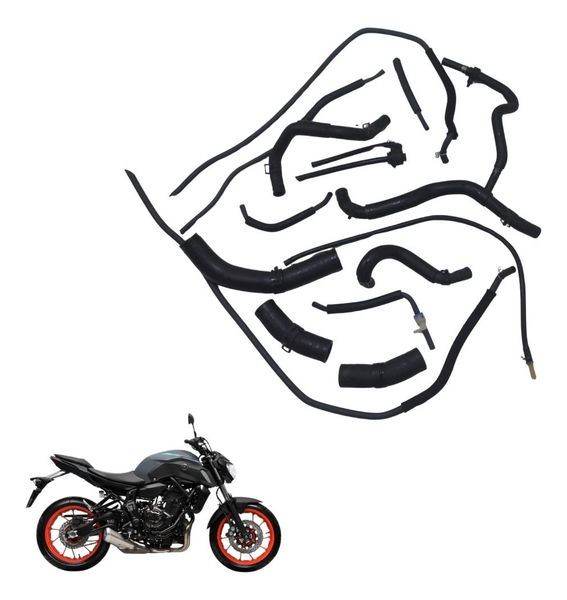 Kit Mangueiras Yamaha Mt 07 19-24 Original