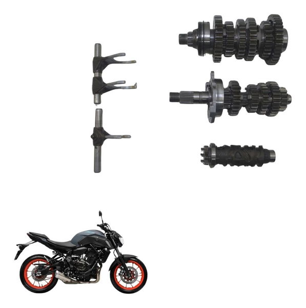 Caixa Marcha Câmbio Yamaha Mt 07 19-24 Original