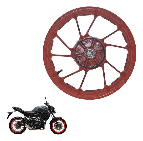 Roda Traseira Yamaha Mt 07 19-24 Original Vermelho