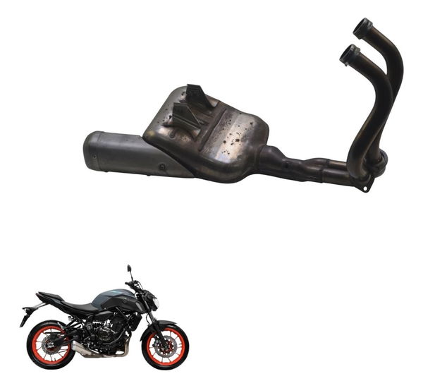 Curva Escape C/ Detalhes Yamaha Mt 07 19-24 Original