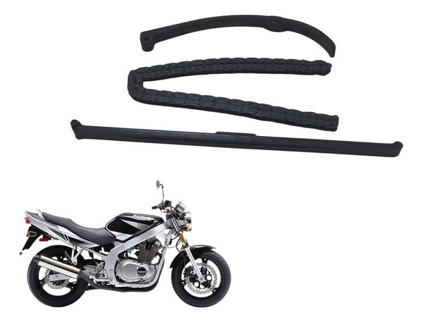 Kit Guia Tensor Corrente Comando Suzuki Gs 500 97-09 Origi