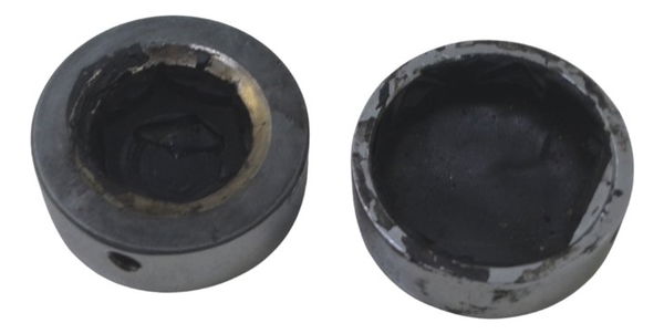 Par Acabamento Eixo Roda Tras Harley Softail Heritage 07-10