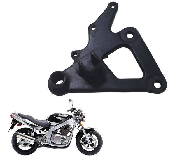 Suporte Pedaleira Dianteira Dir Suzuki Gs 500 97-09 Original Cinza-escuro