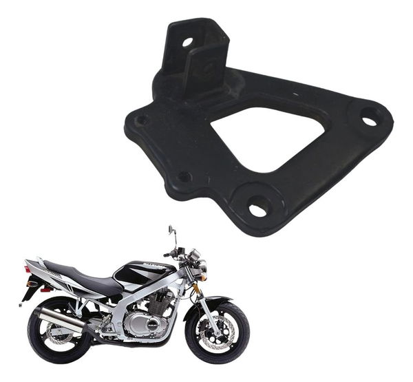 Suporte Pedaleira Dianteira Esq Suzuki Gs 500 97-09 Original Preto