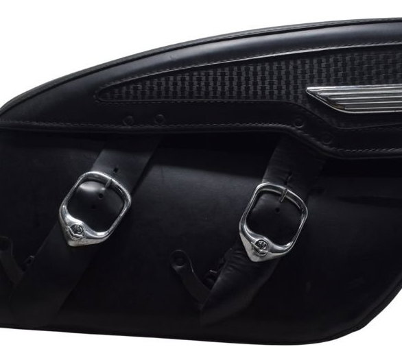 Alforge Direito C/ Avaria Harley Touring Road King 08-11 Preto