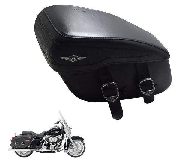 Alforge Esquerdo Harley Touring Road King 08-11 Original Preto