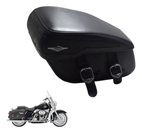 Alforge Esquerdo Harley Touring Road King 08-11 Original Preto