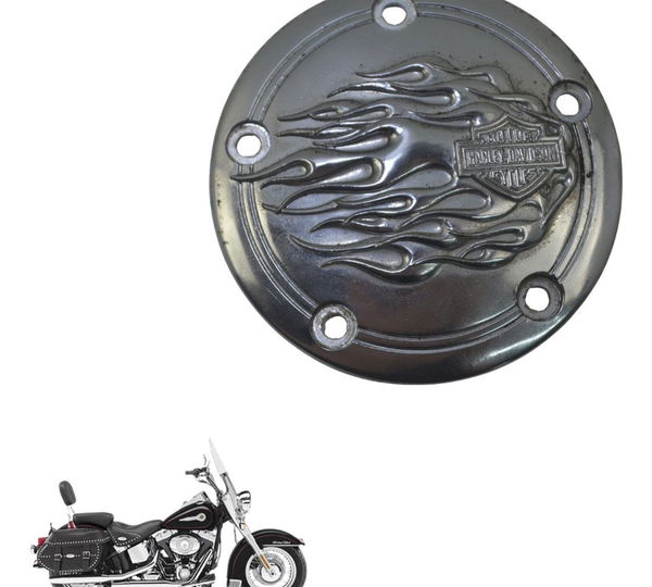 Tampa Acabamento Motor Dir Harley Softail Heritage 07-10