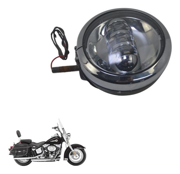 Farol Auxiliar Paralelo Harley Softail Heritage 07-10