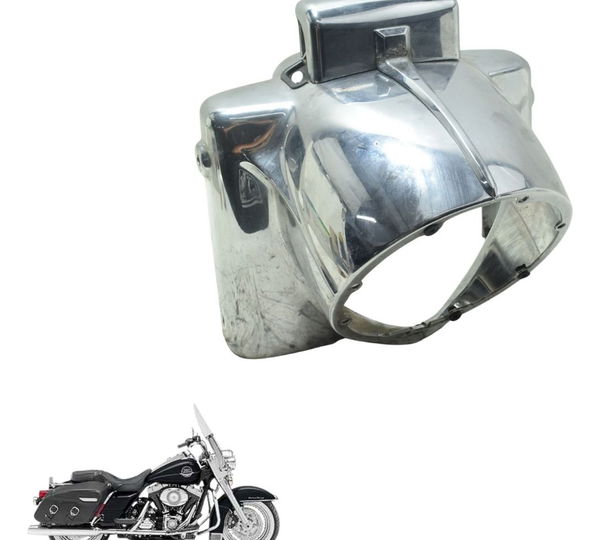 Cabeça Touro Farol Harley Touring Road King 08-11 Original