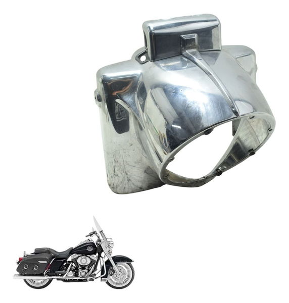 Cabeça Touro Farol Harley Touring Road King 08-11 Original