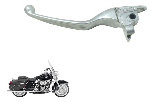 Manete Freio Harley Touring Road King 08-11 Original Prateado
