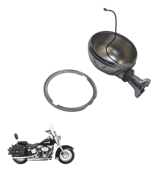 Carcaça Farol Auxiliar Harley Softail Heritage Classic 07-10