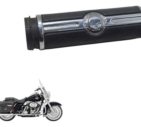 Manopla Esquerda C/avaria Harley Touring Road King 08-11 Org Preto