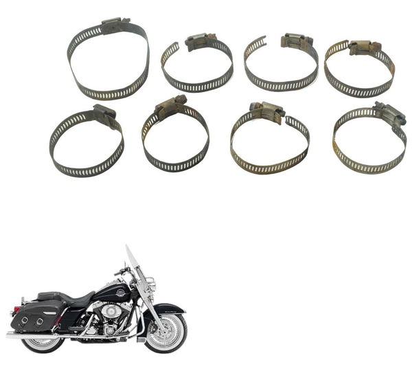 Kit Abraçadeiras Diversas Harley Touring Road King 08-11 Org