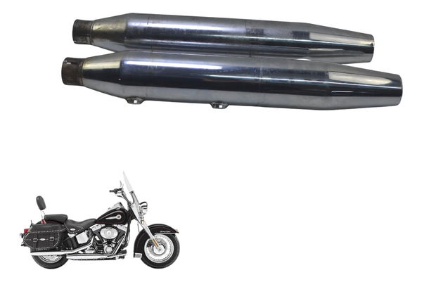 Par Ponteira C/detal Harley Softail Heritage Classic 07-10