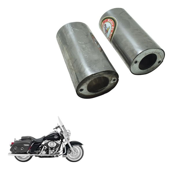 Par Capa Bengala C/detal Harley Touring Road King 08-11 Orig