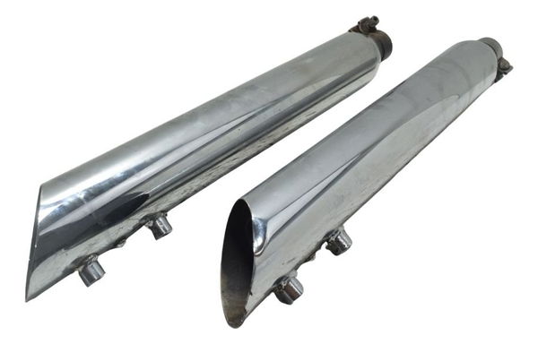 Par Ponteira Esportiva C/ Det Harley Touring Road King 08-11