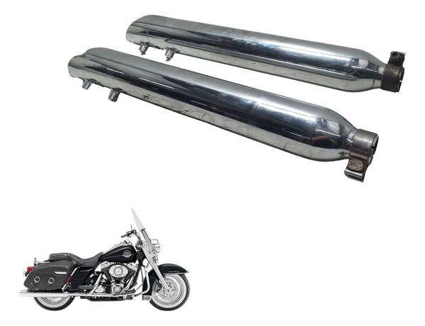 Par Ponteira Esportiva C/ Det Harley Touring Road King 08-11